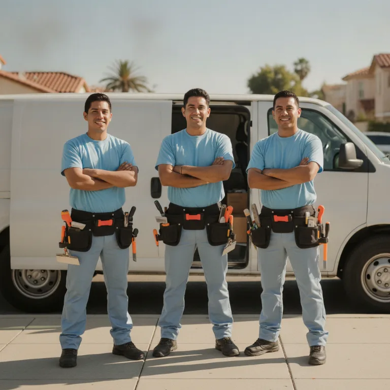 Ladrilhador equipe em Itaguai